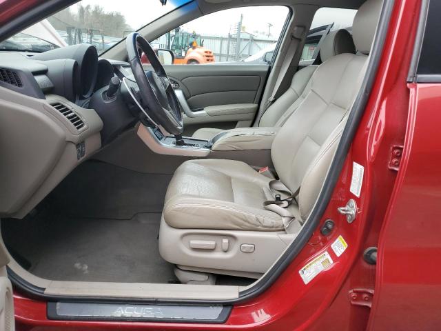 5J8TB185X7A016385 - 2007 ACURA RDX TECHNOLOGY RED photo 7