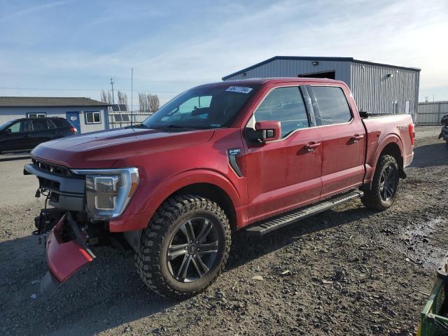 1FTEW1EP8NKD15169 - 2022 FORD F150 SUPERCREW RED photo 1