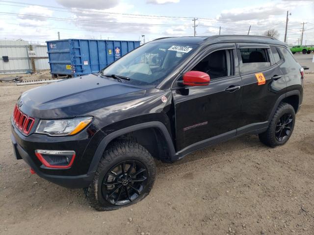 3C4NJDDB7JT259420 - 2018 JEEP COMPASS TRAILHAWK BLACK photo 1