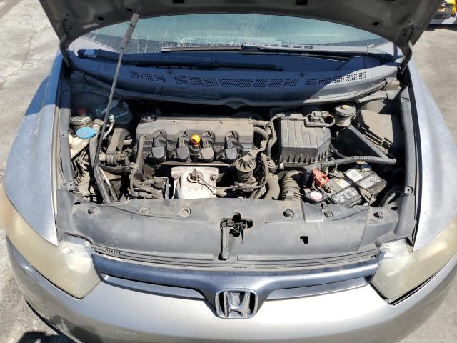 2HGFG12696H577631 - 2006 HONDA CIVIC LX GRAY photo 11