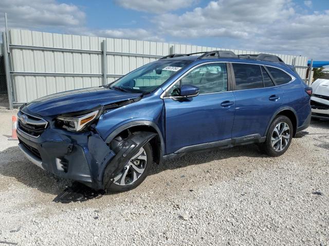 4S4BTAMC4M3186975 - 2021 SUBARU OUTBACK LIMITED BLUE photo 1