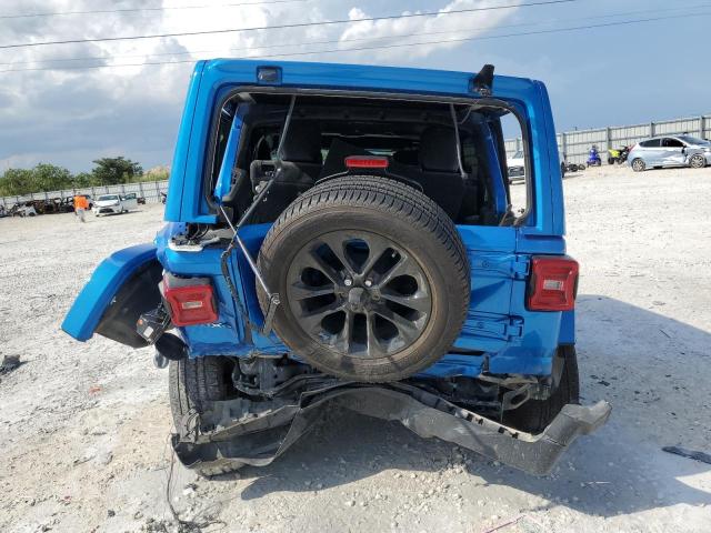 1C4JJXP63MW789770 - 2021 JEEP WRANGLER U SAHARA 4XE BLUE photo 10