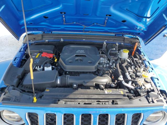 1C4JJXP63MW789770 - 2021 JEEP WRANGLER U SAHARA 4XE BLUE photo 11