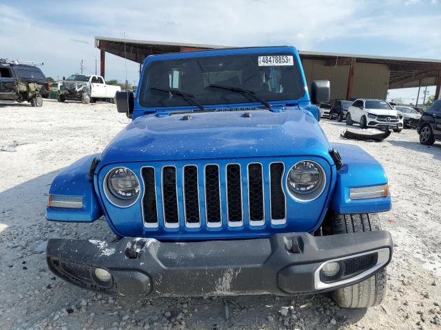 1C4JJXP63MW789770 - 2021 JEEP WRANGLER U SAHARA 4XE BLUE photo 5