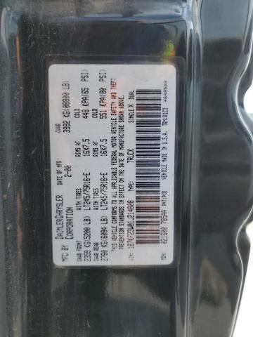 1B7KF23W01J214808 - 2001 DODGE RAM 2500 BLACK photo 12