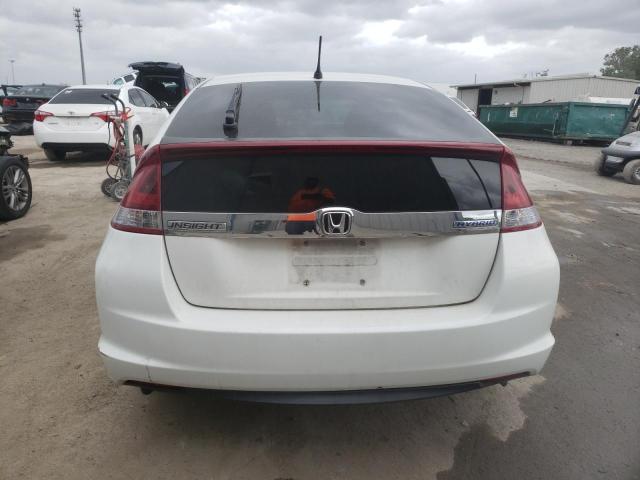 JHMZE2H57DS005158 - 2013 HONDA INSIGHT LX WHITE photo 6