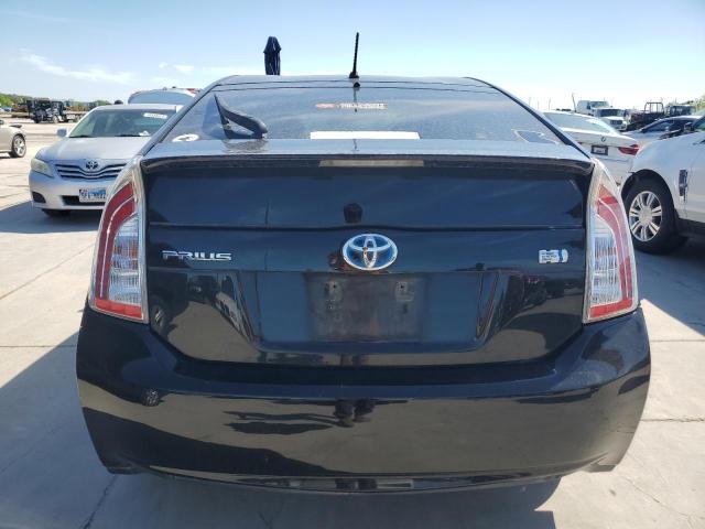 JTDKN3DU0C1542500 - 2012 TOYOTA PRIUS BLACK photo 6