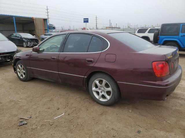 JT8BD69S720165033 - 2002 LEXUS GS 300 BURGUNDY photo 2