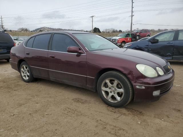 JT8BD69S720165033 - 2002 LEXUS GS 300 BURGUNDY photo 4