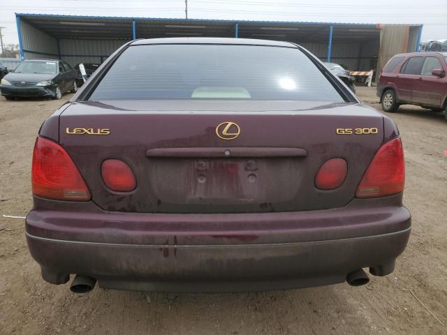 JT8BD69S720165033 - 2002 LEXUS GS 300 BURGUNDY photo 6