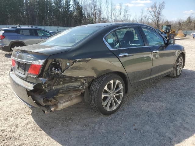 1HGCR2F51EA019578 - 2014 HONDA ACCORD SPORT GRAY photo 3