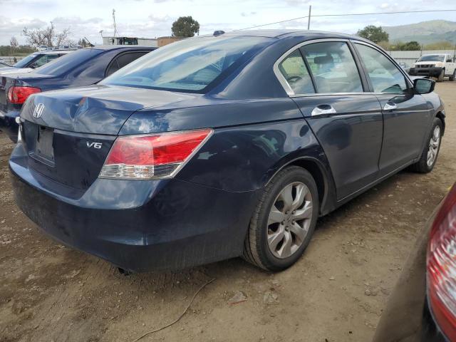 5KBCP3F88AB015261 - 2010 HONDA ACCORD EXL BLUE photo 3