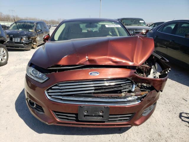 3FA6P0HD7GR141614 - 2016 FORD FUSION SE BURGUNDY photo 5