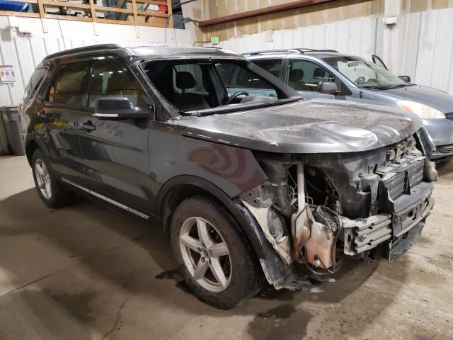 1FM5K8D81HGA11778 - 2017 FORD EXPLORER XLT GRAY photo 4