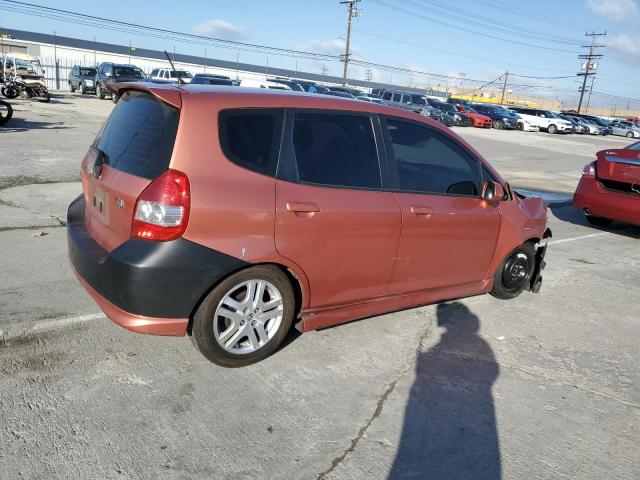 JHMGD37637S040729 - 2007 HONDA FIT S 棕色 照片 3