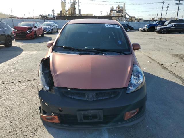 JHMGD37637S040729 - 2007 HONDA FIT S 棕色 照片 5