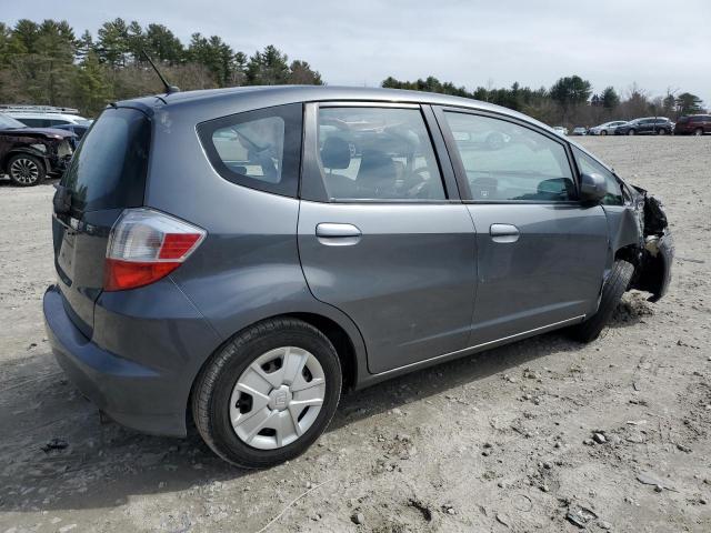 JHMGE8H39DC075909 - 2013 HONDA FIT GRAY photo 3