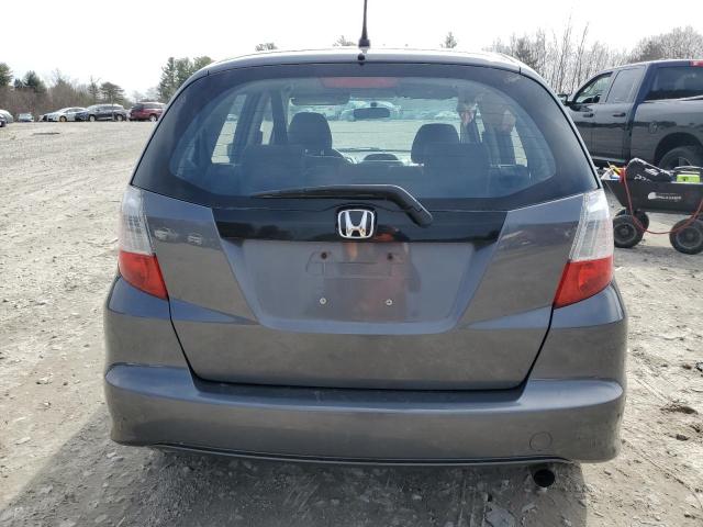 JHMGE8H39DC075909 - 2013 HONDA FIT GRAY photo 6