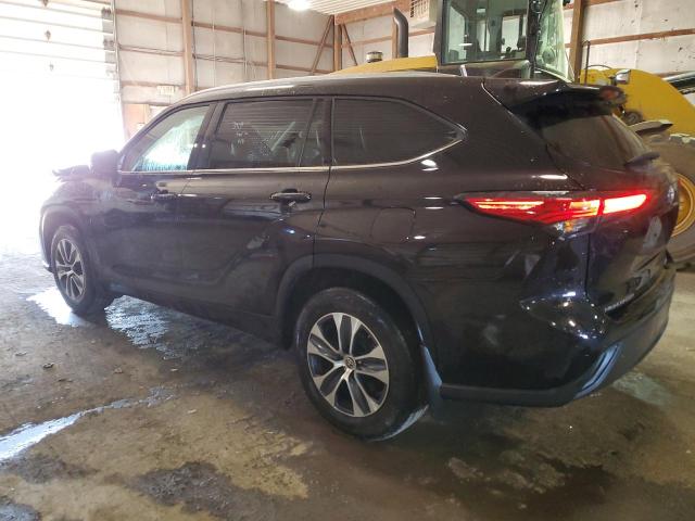 5TDGZRBHXMS129670 - 2021 TOYOTA HIGHLANDER XLE BROWN photo 2