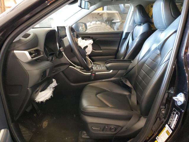 5TDGZRBHXMS129670 - 2021 TOYOTA HIGHLANDER XLE BROWN photo 7