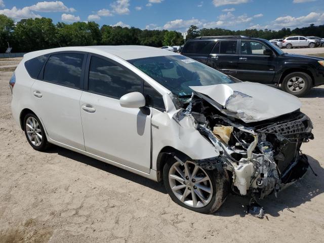 JTDZN3EU9E3335818 - 2014 TOYOTA PRIUS V WHITE photo 4