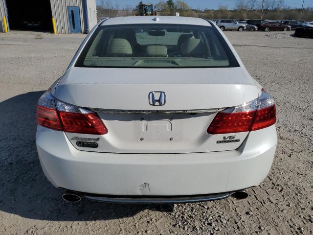 1HGCR3F96EA007077 - 2014 HONDA ACCORD TOURING WHITE photo 6