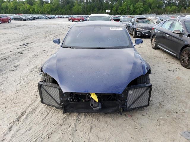 5YJSA1E28KF311864 - 2019 TESLA MODEL S Կապույտ լուսանկար 5
