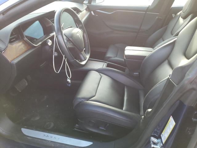 5YJSA1E28KF311864 - 2019 TESLA MODEL S Կապույտ լուսանկար 7