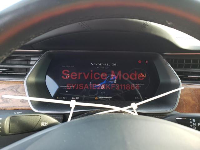 5YJSA1E28KF311864 - 2019 TESLA MODEL S Կապույտ լուսանկար 9