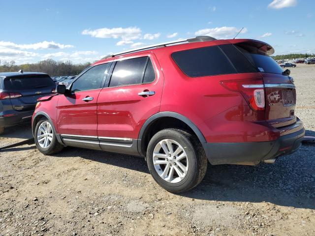 1FM5K7D92DGB81788 - 2013 FORD EXPLORER XLT RED photo 2