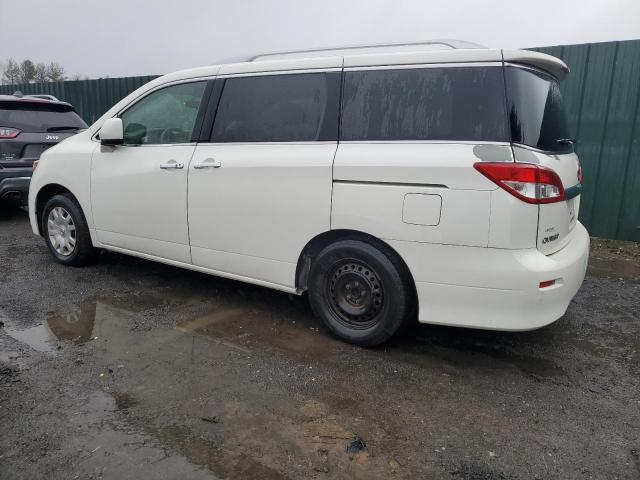 JN8AE2KP2C9036594 - 2012 NISSAN QUEST S WHITE photo 2