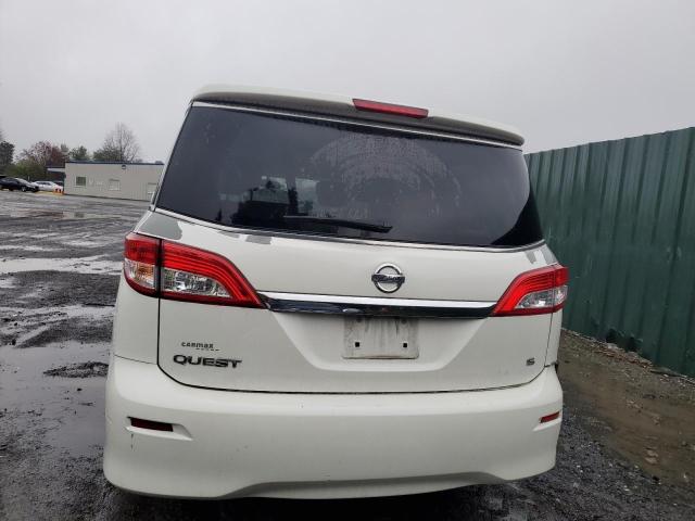 JN8AE2KP2C9036594 - 2012 NISSAN QUEST S WHITE photo 6