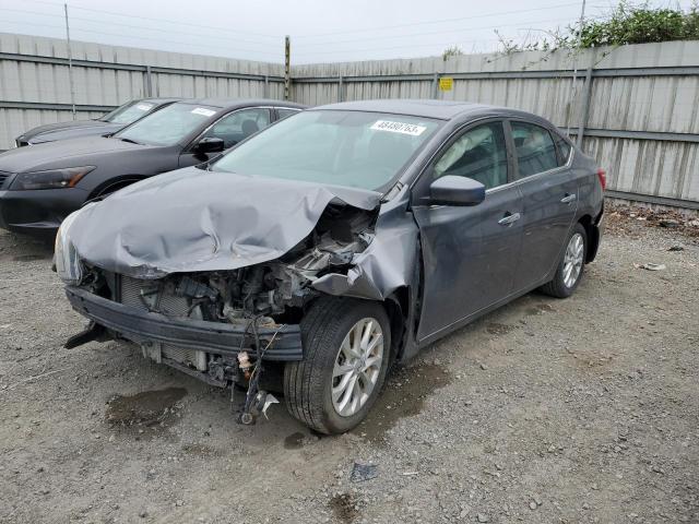 3N1AB7AP8JY313391 - 2018 NISSAN SENTRA S GRAY photo 2