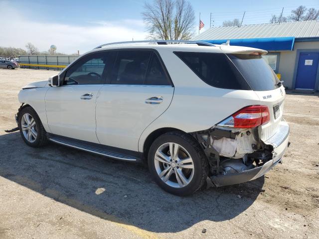 4JGDA5HB3DA131307 - 2013 MERCEDES-BENZ ML 350 4MATIC BEIGE photo 2