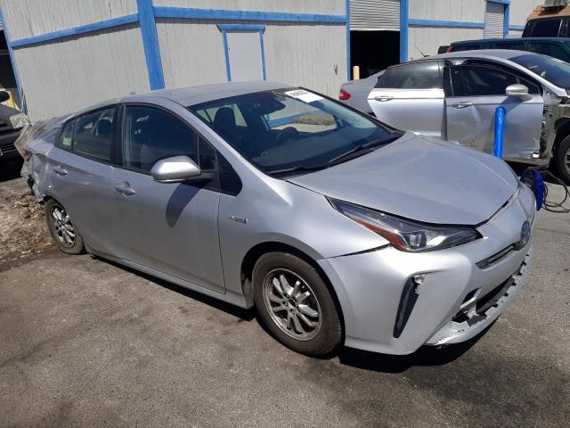 JTDKAMFU5N3162218 - 2022 TOYOTA PRIUS NIGHT SHADE SILVER photo 4