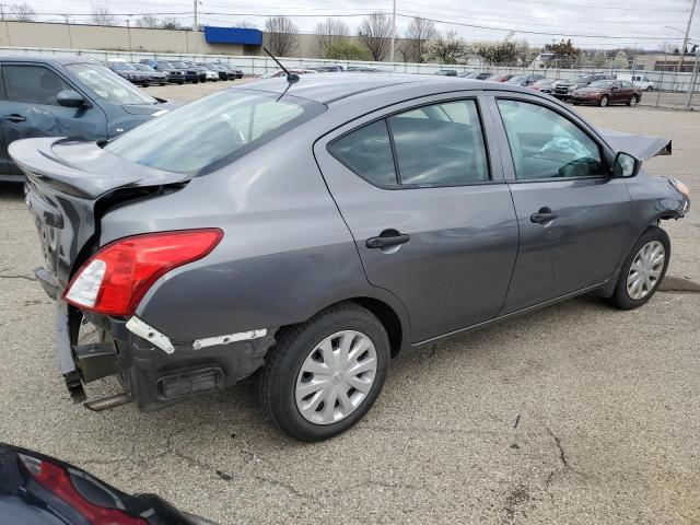 3N1CN7AP3JL885529 - 2018 NISSAN VERSA S GRAY photo 3