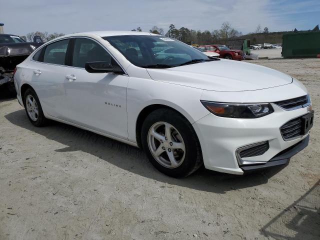 1G1ZB5STXJF189429 - 2018 CHEVROLET MALIBU LS WHITE photo 4