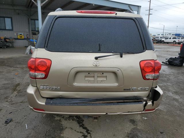 5TDBT44A76S263327 - 2006 TOYOTA SEQUOIA SR5 金色 照片 6