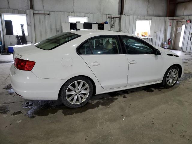 3VWLP7AJ8DM413809 - 2013 VOLKSWAGEN JETTA SEL WHITE photo 3