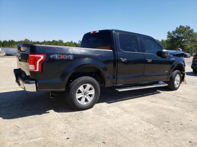 1FTEW1EG4HFA47914 - 2017 FORD F150 SUPERCREW BLACK photo 3