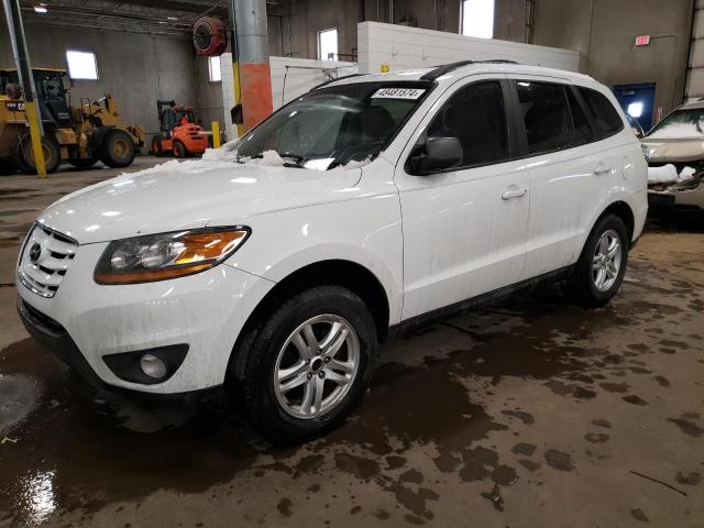 5NMSG3AB3AH381074 - 2010 HYUNDAI SANTA FE GLS WHITE photo 1