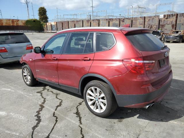 5UXWX9C57E0D14075 - 2014 BMW X3 XDRIVE28I MAROON photo 2