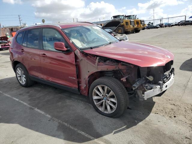 5UXWX9C57E0D14075 - 2014 BMW X3 XDRIVE28I MAROON photo 4