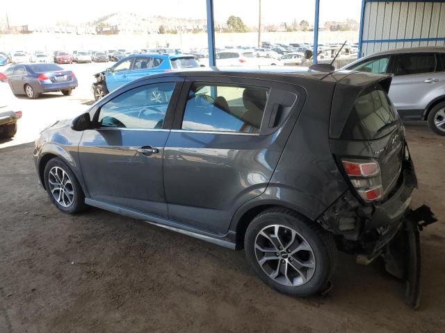 1G1JD6SB1J4125683 - 2018 CHEVROLET SONIC LT CHARCOAL photo 2