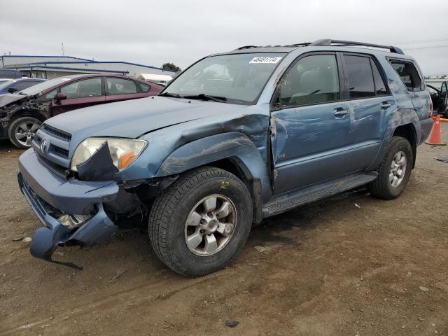 JTEZU14R740021102 - 2004 TOYOTA 4RUNNER SR5 BLUE photo 1