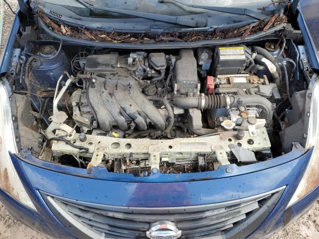 3N1CN7AP7EL838672 - 2014 NISSAN VERSA S BLUE photo 11