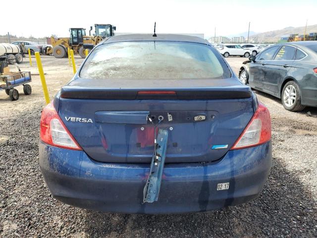 3N1CN7AP7EL838672 - 2014 NISSAN VERSA S BLUE photo 6