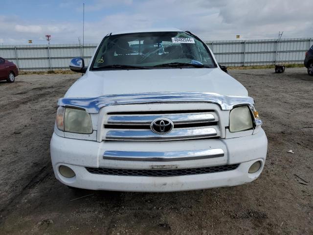 5TBRU34116S465028 - 2006 TOYOTA TUNDRA ACCESS CAB SR5 WHITE photo 5