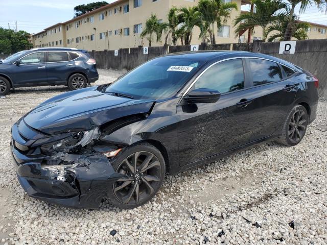 2HGFC2F84KH600367 - 2019 HONDA CIVIC SPORT 黑色 照片 1
