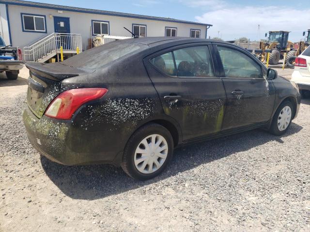 3N1CN7AP6EL842311 - 2014 NISSAN VERSA S BLACK photo 3